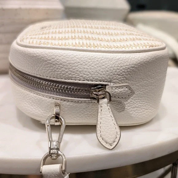 Kate Spade Astrid Straw Medium Crossbody Camera Bag - Picture 3 of 11